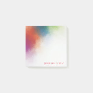 Custom Colourful Abstract Elegant Template Trendy Post-it Notes