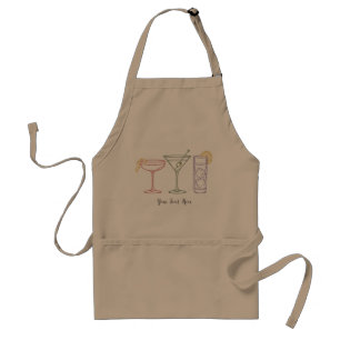 Custom Colourful Cocktail Apron Personalised