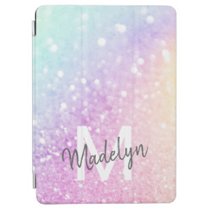 Custom Colourful Glitter Iridescent Elegant iPad Air Cover