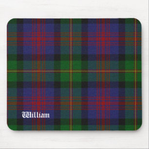 Custom Colourful Logan Tartan Plaid Mouse Mat