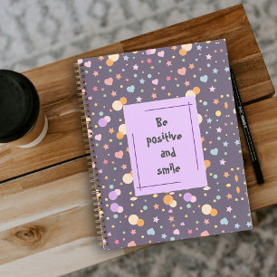 Custom colourful polka Notebook