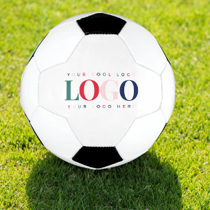 Custom Colourful Rectangle Business Logo Branded  Football