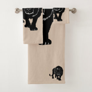 Custom Colours Bath Towels with Lions - Your Colou