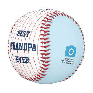 Custom Colours Best GrandPa Father's Day Photo Baseball