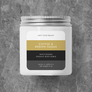 Custom Colours Modern Colour Block Product Label