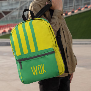 Custom Colours Monogram  Printed Backpack