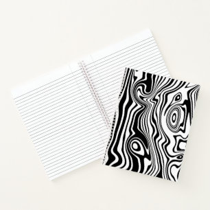 Custom Colours Notebook with Abstract Waves