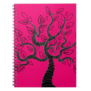Custom Colours Notebook with Tree of Life Art