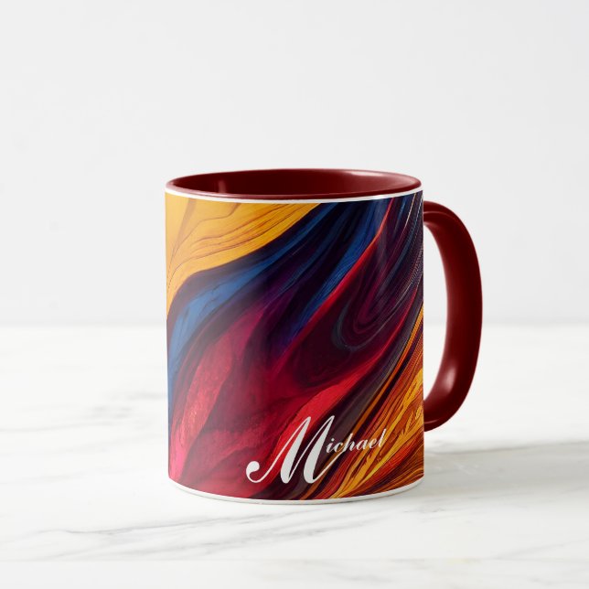 Custom Combo Marble Mug (Front Right)
