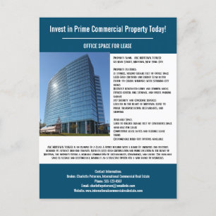 Custom Commercial Real Estate Postcard