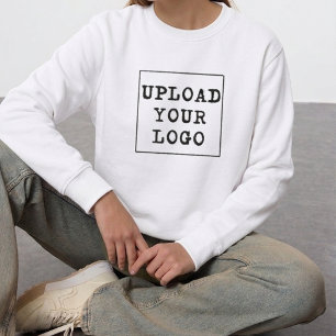 Custom Company Branded Business Logo Crewneck  Sweatshirt
