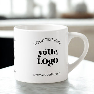 Custom Company Branded Business Logo Espresso Cup