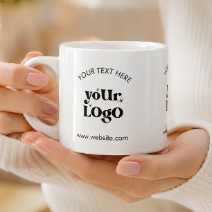 Custom Company Branded Business Logo Espresso Cup