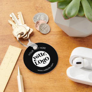 Custom Company Branded Business Logo Key Ring