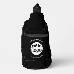 Custom Company Branded Business Logo Sling Bag