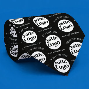 Custom Company Branded Business Logo Tie
