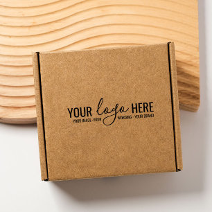 Custom Company Business Chic Typography Basic Logo Self-inking Stamp