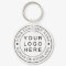 Custom Company Business Circle Logo Keychain