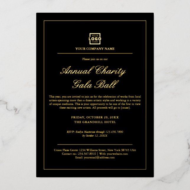 Custom Company Business Corporate Event Party (Front)