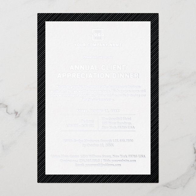 Custom Company Business Corporate Event Party Gold (Front)