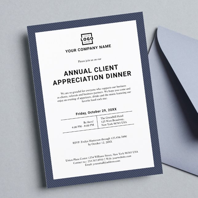 Custom Company Business Corporate Event Party Invitation (Creator Uploaded)