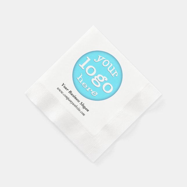Custom Company Business Event Logo Promotion Paper Napkin (Corner)