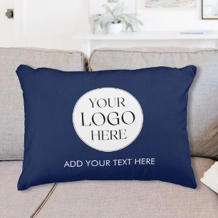 Custom Company Business Logo And Text Promotional Decorative Cushion