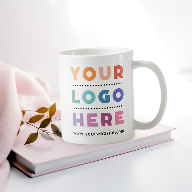 Custom Company Business Logo Branded Coffee Mug (Creator Uploaded)