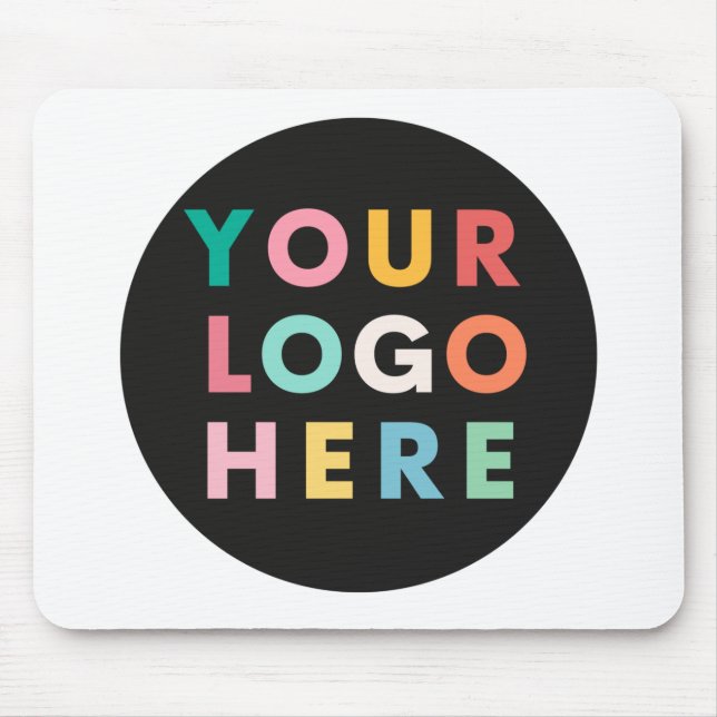 Custom Company Business Logo Branded Mouse Mat (Front)