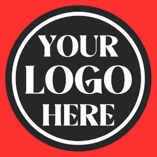 Custom Company Business Logo Classic Round Sticker