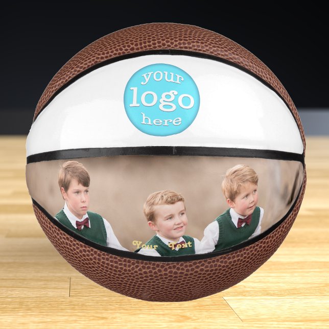 Custom Company Business Logo Corporate Team Photo Mini Basketball (Custom Company Business Logo Corporate Team Photo Mini Basketball)