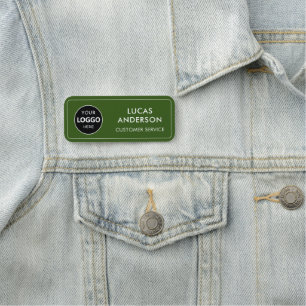 Custom Company Business Logo Employee Magnetic Name Tag