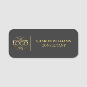 Custom Company Business Logo Employee Magnetic Name Tag