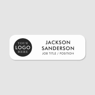 Custom Company Business Logo Employee Staff Name Tag