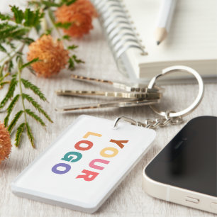 Custom Company Business Logo Key Ring