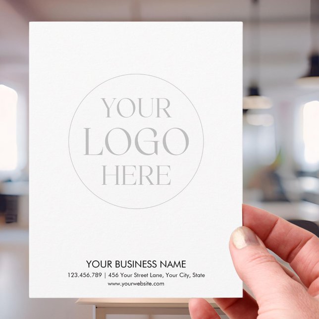 Custom Company Business Logo Modern Promotional  Card (Creator Uploaded)