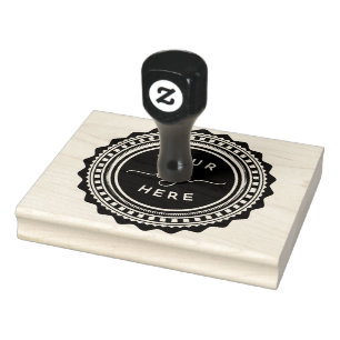 Custom company Business Logo Professional Large Ru Rubber Stamp