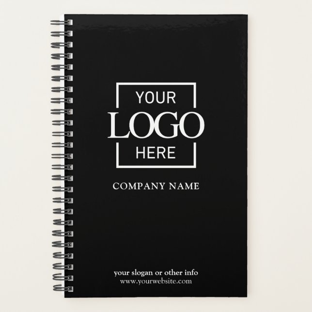 Custom Company Business Logo Promotional Branding Planner (Front)