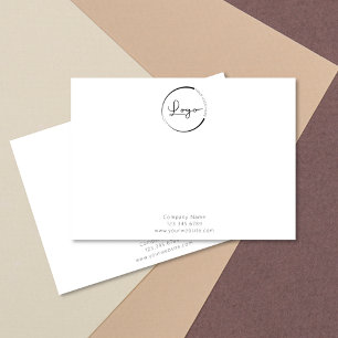 Custom Company Business Logo Promotional Card