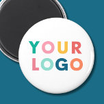Custom Company Business Logo Promotional Magnet<br><div class="desc">Are you looking for branded giveaways for your business event? Check out this Custom Company Business Logo Promotional magnet. You can easily customise it with your logo and you're done. No minimum orders! Happy branding!</div>