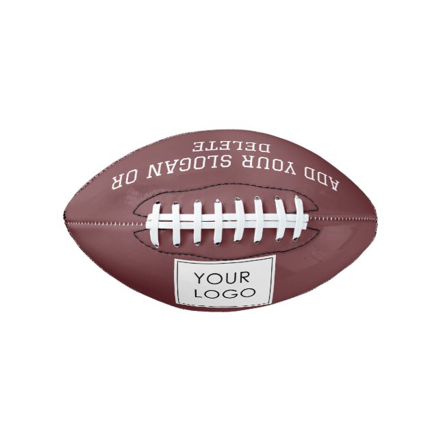 Custom Company Business Logo Promotional Swag Mini American Football (Front)