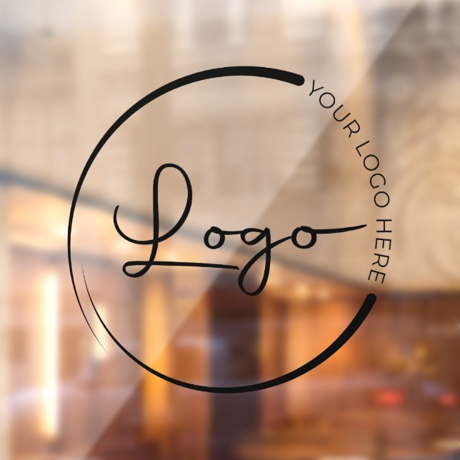 Custom Company Business Logo Promotional Window Cling (Sheet 2)