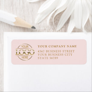 Custom Company Business Logo Return Address