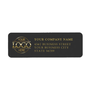 Custom Company Business Logo Return Address