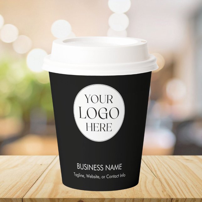 Custom Company Business Logo Simple Paper Cups (Creator Uploaded)