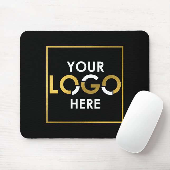Custom Company Business Your Logo Here Promotional Mouse Mat (With Mouse)