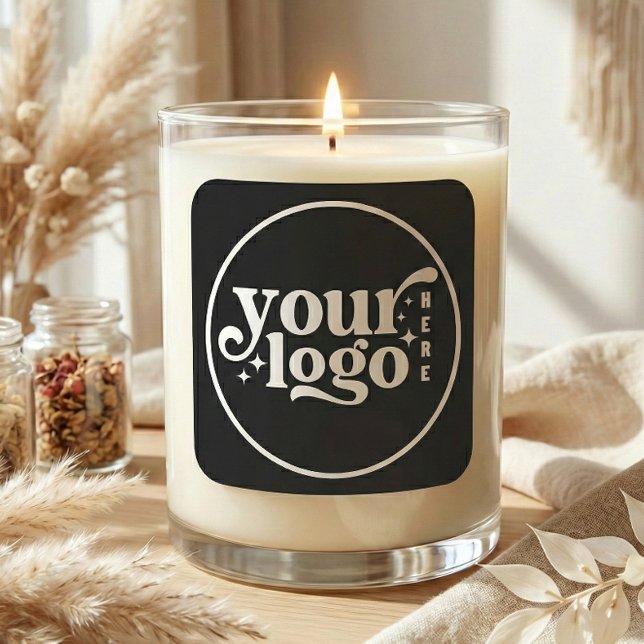 Custom Company Business Your Logo Here Square Sticker (Custom Company Business Your Logo Here Square Sticker)