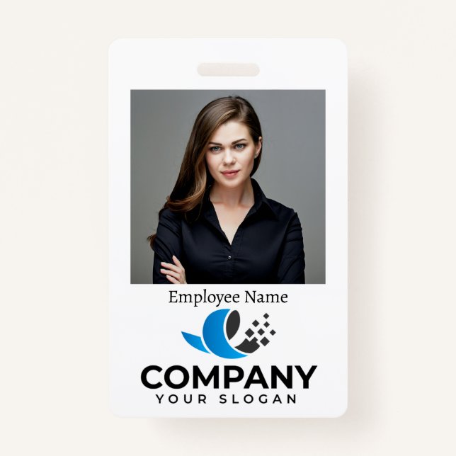 Custom company employee Badge ID Badge (Front)