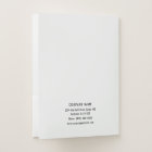 Custom Company Folders with Business Card Slot