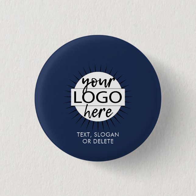 Custom Company Logo 3 Cm Round Badge (Front)